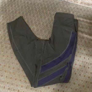 Zyia dark olive mesh Luxe 7/8 24 inch NWT size 2